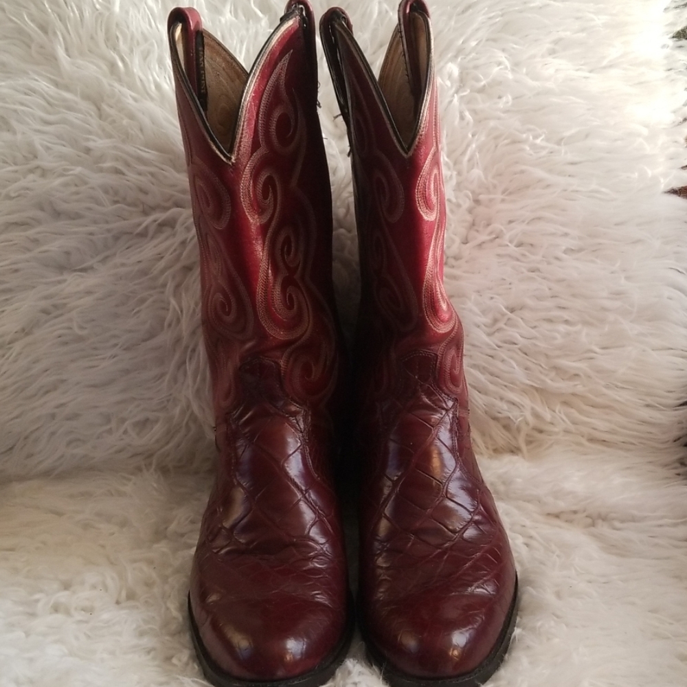 Men's Dan Post alligator boots